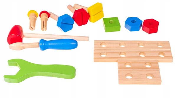 SMILY PLAY drewniane narzędzia dla dzieci MAJSTER
