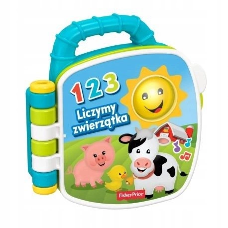 FisherPrice Książeczka Liczymy zwierzątka UCZY 6m+