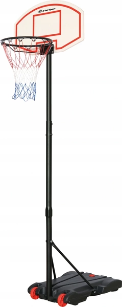 EJET Junior Kosz do koszykówki regulowany 155-205 + piłka SPALDING