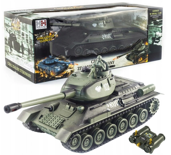 CZOŁG RUDY 102 Sterowany duży czołg walczące czołgi R/C
