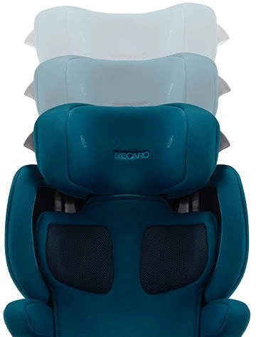 RECARO Mako 2 Elite Prime Mat Black fotelik samochodowy i-size 100-150cm + RECARO Mako tapicerka letnia pokrowiec na fotelik