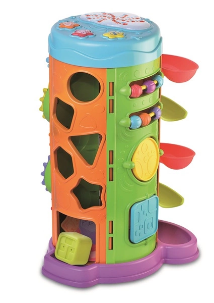 Dumel Edukacyjna Wieża niespodzianka 5w1 piłeczki zabawka interaktywna