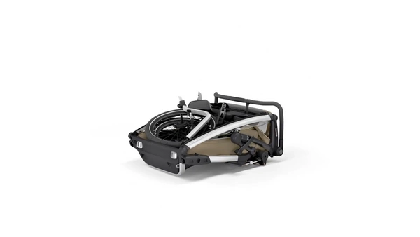 Przyczepka rowerowa dla dziecka, pojedyncza - Thule Chariot Cross 2 G3 - Faded Khaki