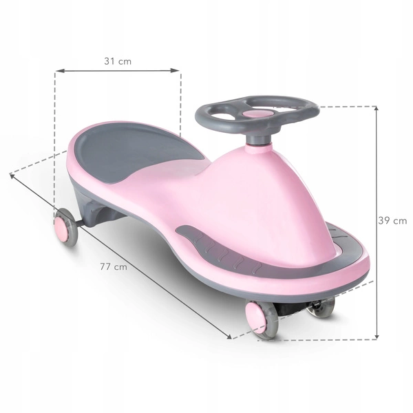 KIDWELL ROLLO jeździk grawitacyjny kółka LED dla dziecka do 100kg