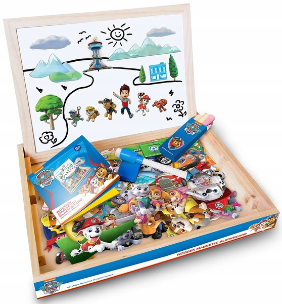 Tablica magnetyczna PSI PATROL kredowa drewniana