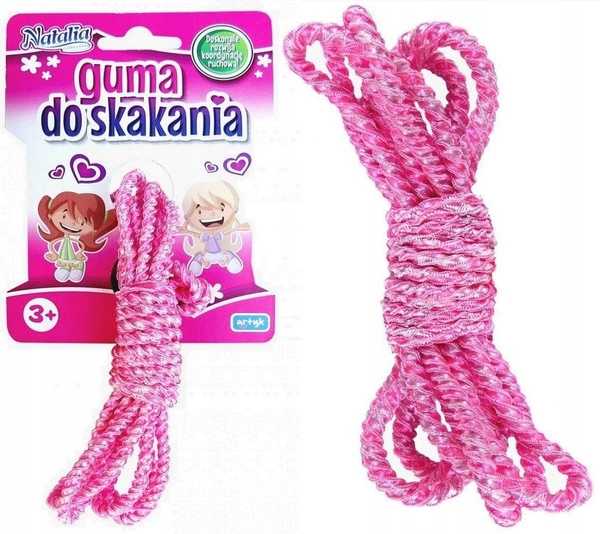 NATALIA Guma do skakania ROZCIĄGLIWA BROKATOWA