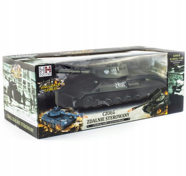 CZOŁG RUDY 102 Sterowany duży czołg walczące czołgi R/C