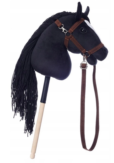 Hobby Horse A3 Koń na kiju Hoppihorse z lejcami akcesoria w zestawie
