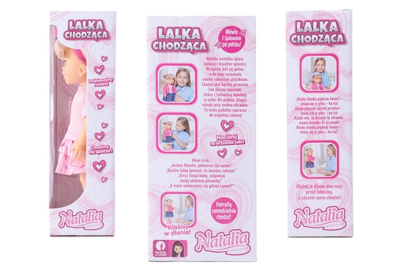 Lalka NATALIA Prześliczna lalka chodzi, mówi, śpiewa i opowiada bajki