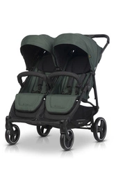 EURO-CART wózek bliźniaczy DOBLO podwójny 2 pokrowce + folia do 22kg
