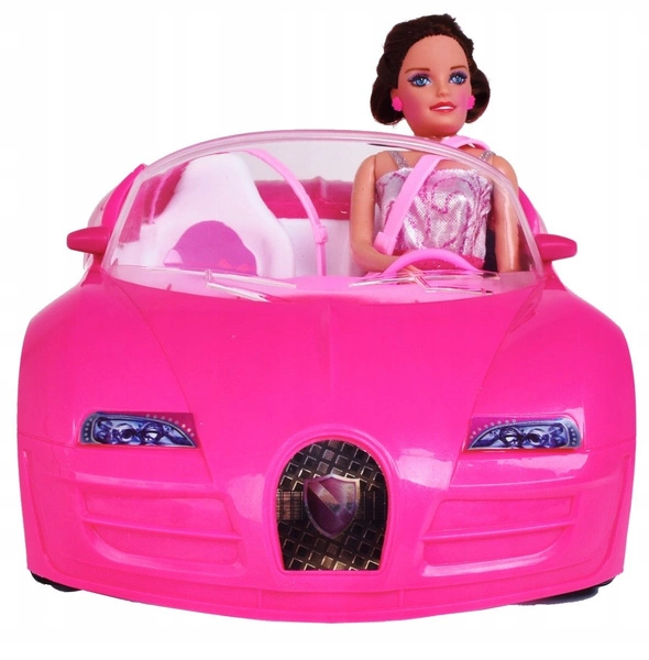 HH AUTO DLA LALKI MAŁA CELEBRYTKA W SAMOCHODZIE