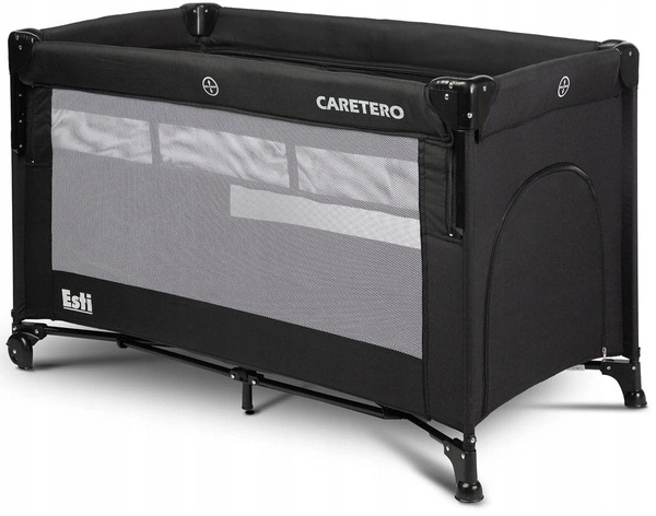 CARETERO ESTI łóżeczko turystyczne składane kojec opuszczany bok