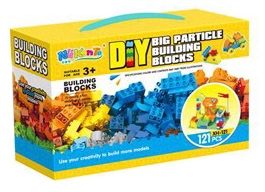 ARTYK klocki kolorowe 121 elementów konstrukcyjne od 3 lat