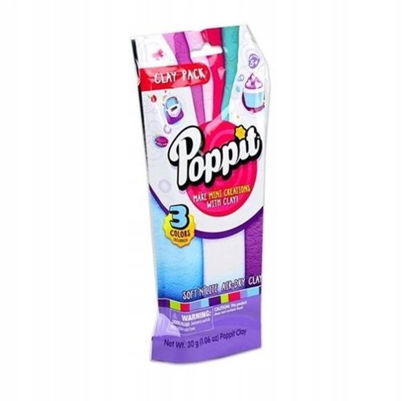 Formatex Poppit plastelina modelina 3 kolory 17417