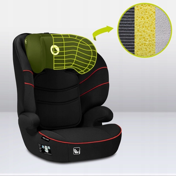 LIONELO LARS Fotelik Samochodowy I-SIZE 100-150 cm