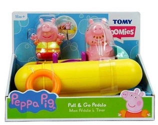 TOMY świnka Peppa pływający ponton z fugurkami