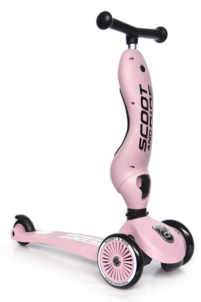 SCOOT AND RIDE HIGHWAYKICK 1 jeździk 2W1 hulajnoga + kask XXS-S