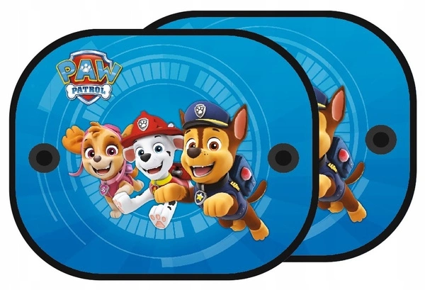 Psi Patrol OSŁONKA Przeciwsłoneczna 2 x niebieska