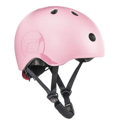 SCOOT AND RIDE KASK S - M dla dzieci regulacja LED