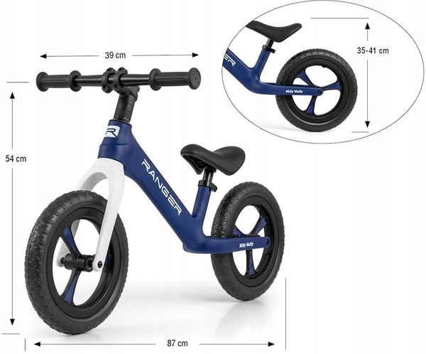 Milly Mally Rowerek biegowy Ranger
