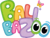 BALIBAZOO zawieszka kontrastowa Miś Boguś grzechotka dzwoneczek