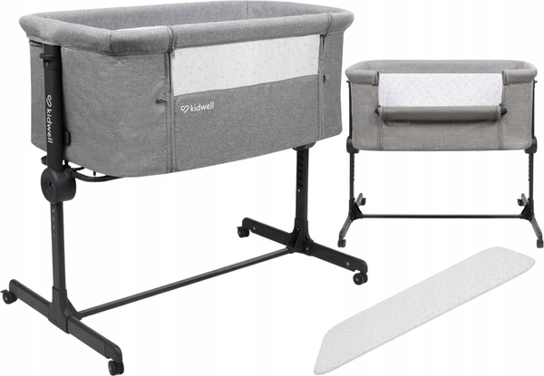 KIDWELL łóżeczko turystyczne dostawne SNUZZY + MATERAC 3w1