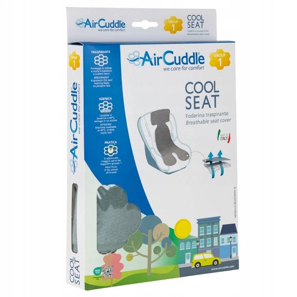 AirCuddle Cool Seat uniwersalna oddychająca mata wkładka antypotowa do fotelików 9-18 kg