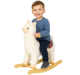 Lama na biegunach INTERAKTYWNA jeździk wydaje dźwięki miękka na prezent