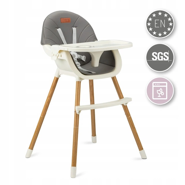 MOMI REKI Krzesełko krzesło do karmienia dla dziecka