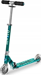 MICRO hulajnoga sprite led Petrol Stripe zielona