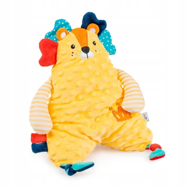 BALIBAZOO przytulanka lew poduszka + gryzak 0M+