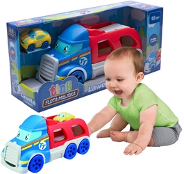 DUMEL Flota Miejska Tiny laweta z autkiem