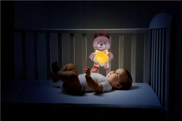 CHICCO MISIE SZUMIĄCY MIŚ SZUMI LAMPKA POZYTYWKA