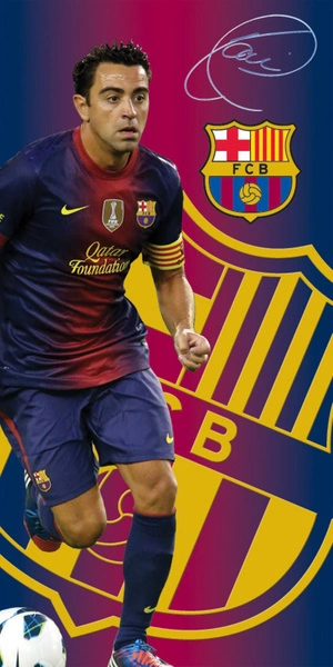 FC Barcelona Xavi Ręcznik 75x150 cm