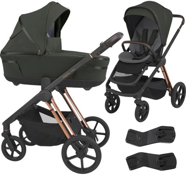 ESPIRO MILOO Wózek spacerowy spacerówka gondola 2w1 adaptery