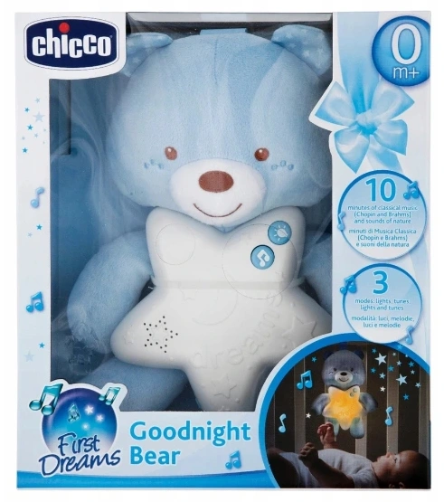CHICCO Misie szumiący miś szumi lampka pozytywka