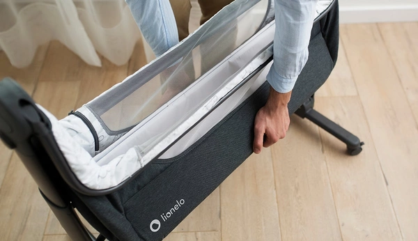 Łóżeczko dostawne Lionelo Timon 3w1 MATERAC