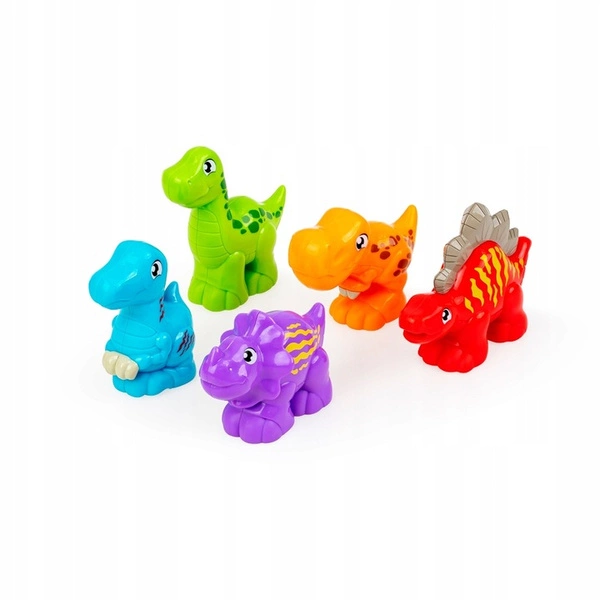 Dumel pociąg dino ze zwierzątkami CIUCHCIA traktor prezent na roczek 12m+