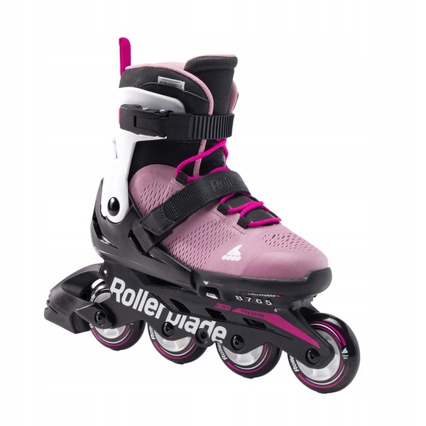 Rolki dziecięce Rollerblade Microblade różowo-białe T93 36.5-40.5 cm