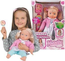 NATALIA Lalka mądra przyjaciółka interaktywna 41cm
