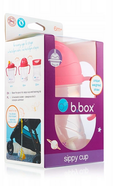 B.Box innowacyjny kubek Bidon obciążoną słomką 240ml bbox