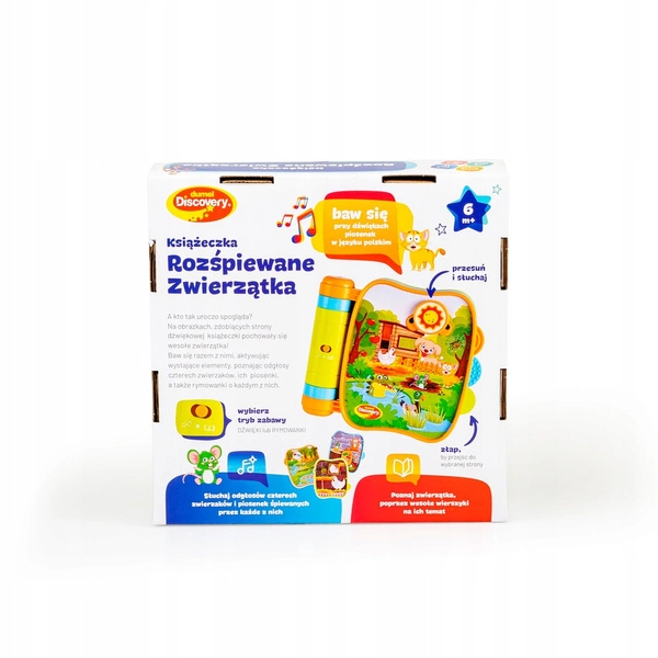 Dumel książeczka rozśpiewane zwierzątka Mówi w Języku Polskim