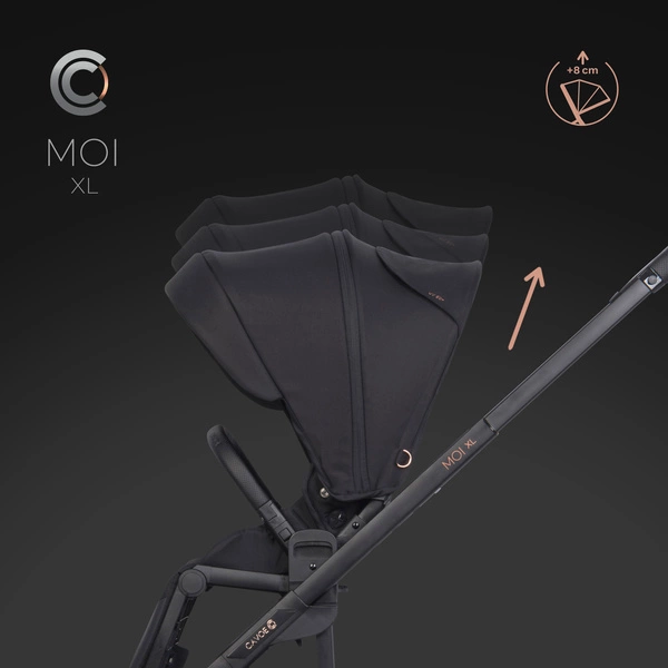 Cavoe Moi XL 2W1 wózek spacerowy z gondolą + torba + adaptery