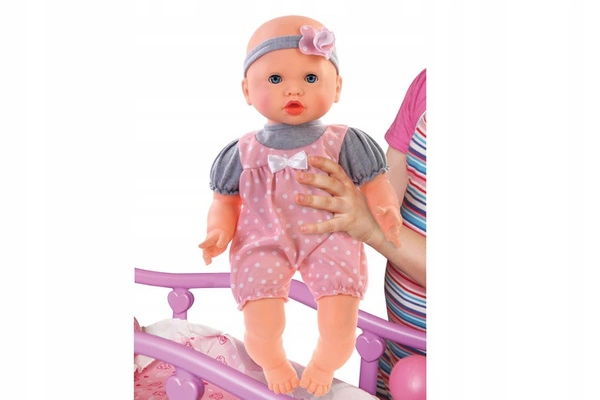 NATALIA lalka bobasek mówi śmieje płacze mimiczna mimic smoczek