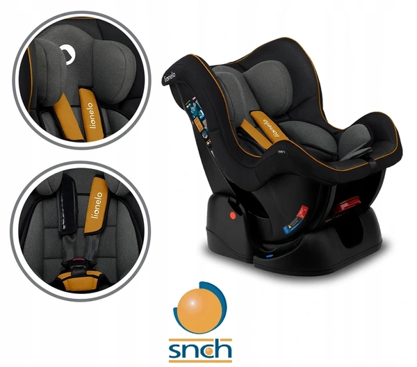 LIONELO LIAM Fotelik samochodowy 0-18 kg regulacja