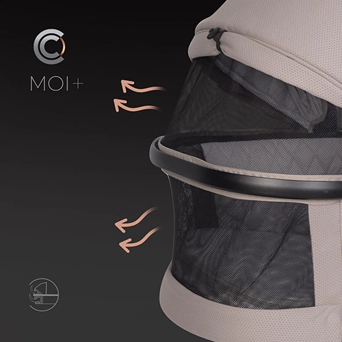 Cavoe Moi PLUS Gondola do wózka taupe