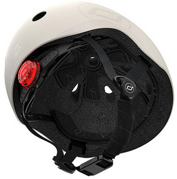 SCOOT AND RIDE KASK M-L dla dzieci regulacja kask rowerowy dziecięcy LED