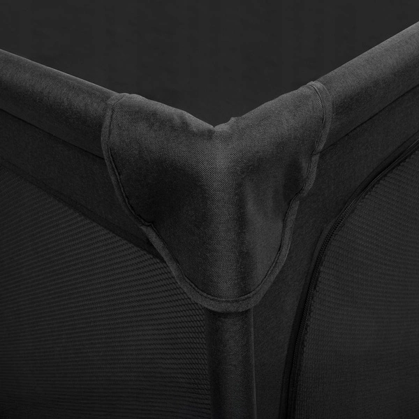 Duży kojec plac zabaw Kidwell FANKO black 134 x 134 cm kwadratowy