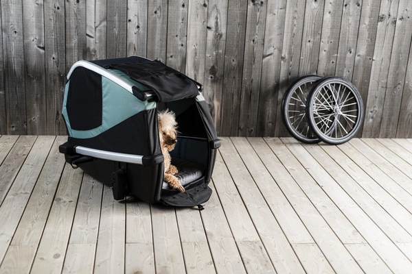 Przyczepka rowerowa dla psa - Thule Bexey L do 45 kg - Haze green