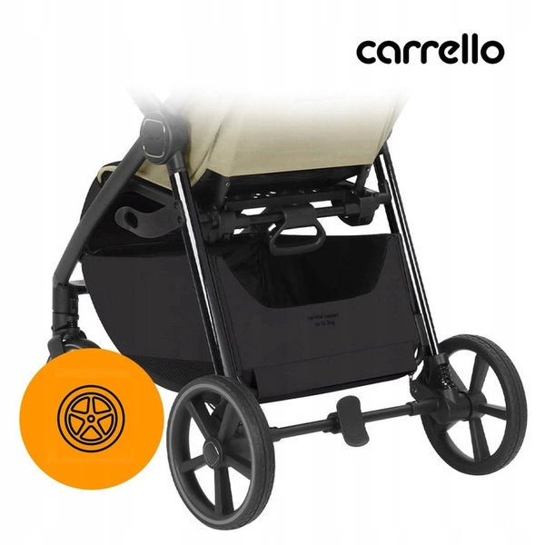 Carrello Bravo M Lite lekki wózek spacerowy o świetnej amortyzacji